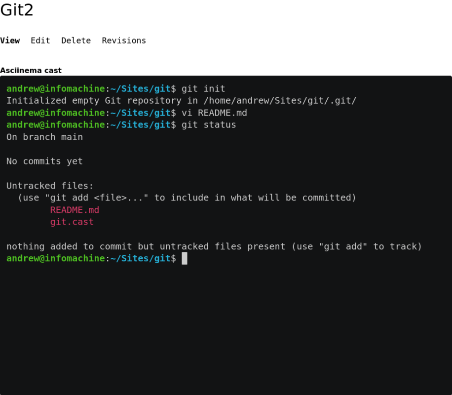 Drupal Asciinema Player module